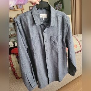 Thomas Sterling Mens Button Down Shirt Medium Casual